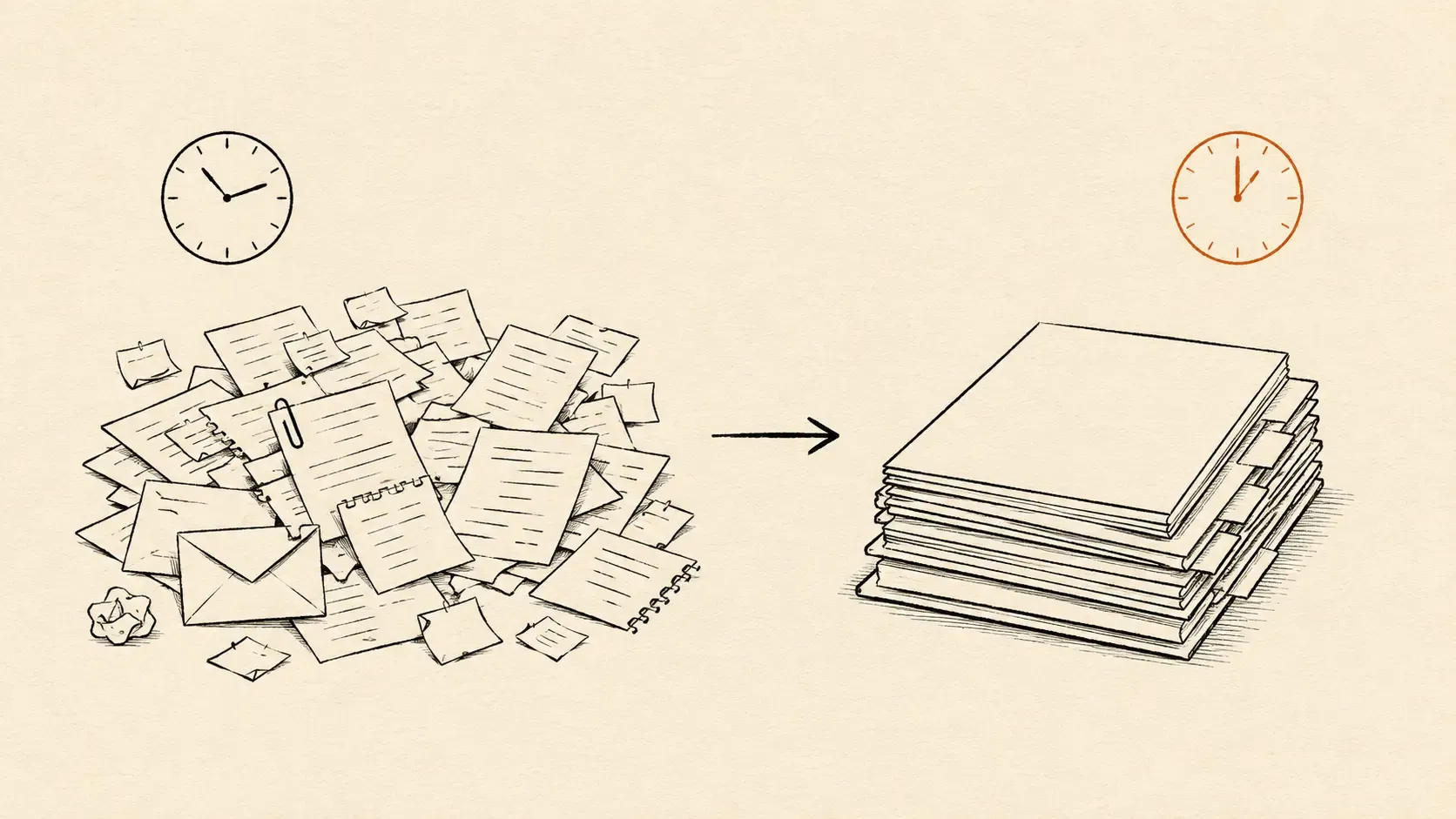 Before the system: 7–10 days of back-and-forth and lost momentum. After: 48 hours, on autopilot.